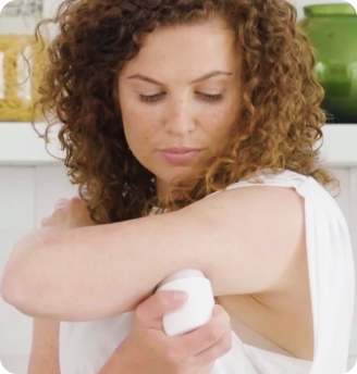 Aplique el sensor en el brazo